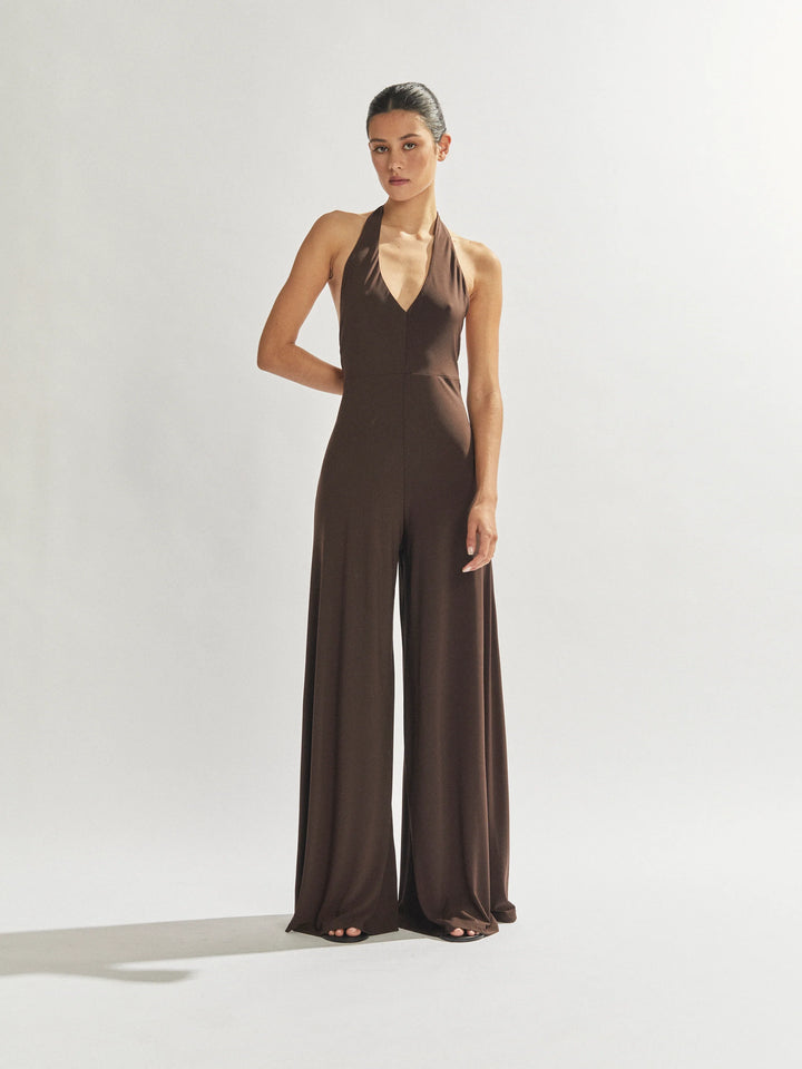 Choco Flare Jumpsuit