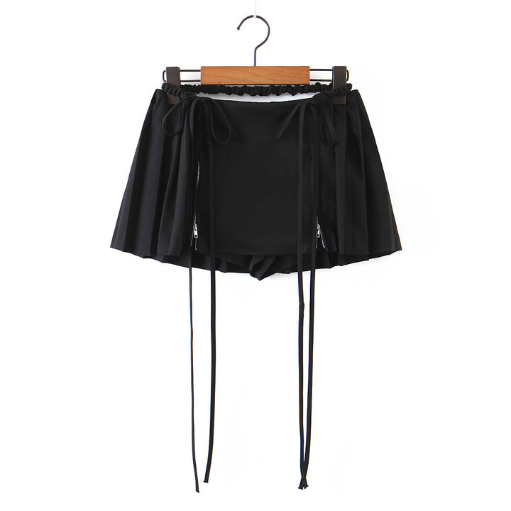 Zyra Low Waist Pleated Skirt